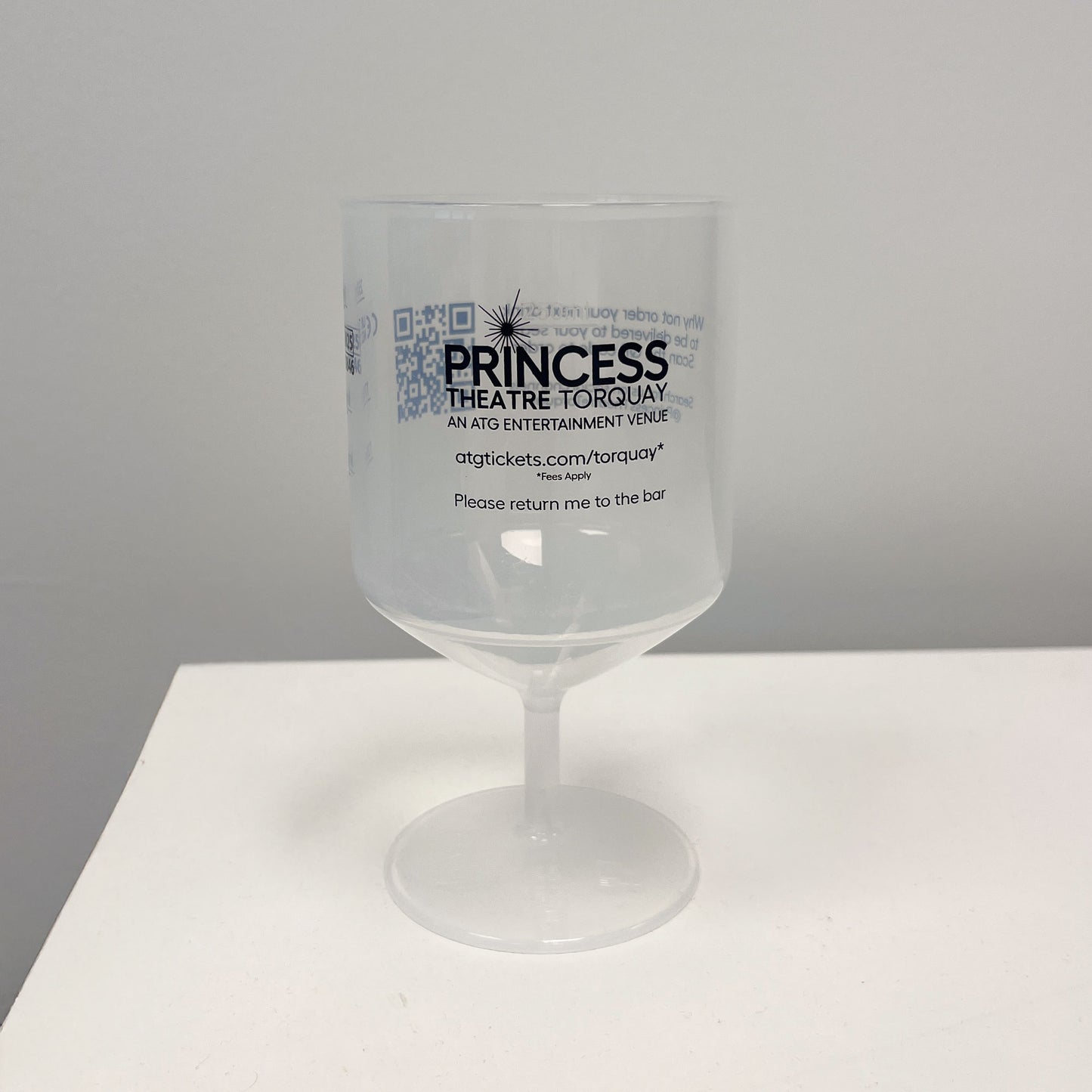 Custom Reusable Wine Cup (Stackable) - 1 Colour Print