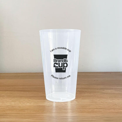 Custom Reusable Half Pint Cup - 1 Colour