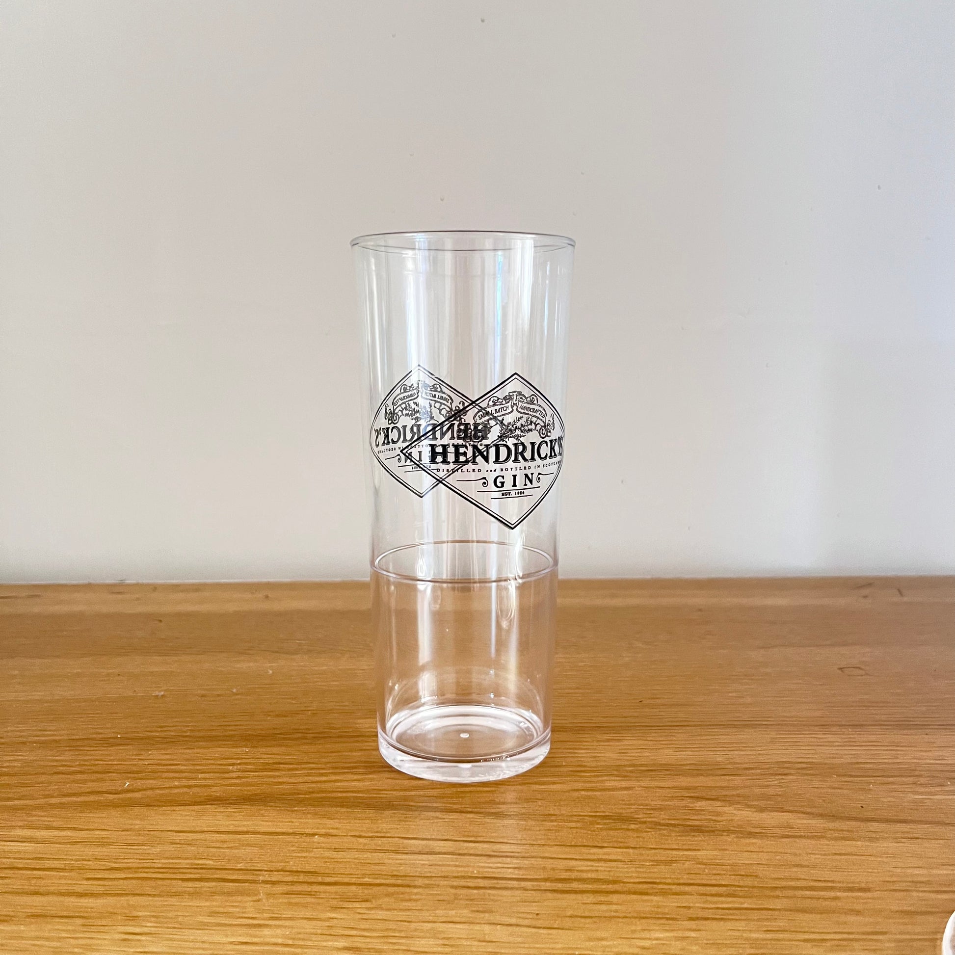 Custom branded reusable cup - stackable highball glass