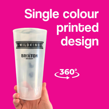 Custom Reusable Pint Cup - 1 Colour