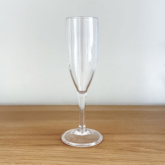 Premium Reusable Plastic Champagne Flute - Plain