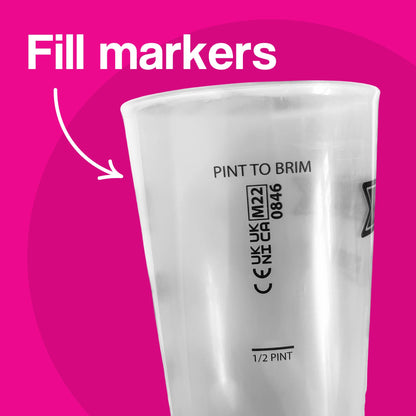 Custom Branded Reusable Pint Cup for Events